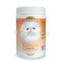 Bio-Groom - Pro White Smooth Coat - порошок для мягкой шерсти котов, 170 г